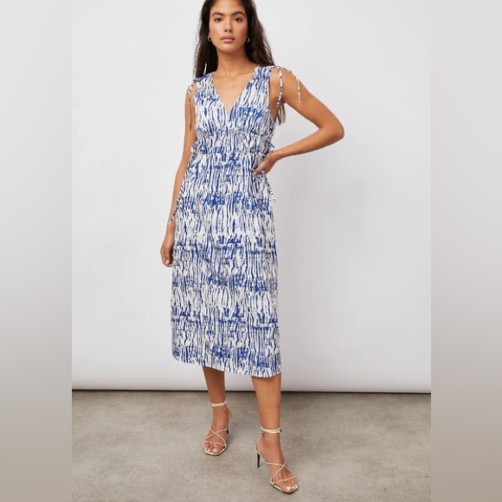 New Rails Constantine Cobalt Shibori Dress Blue Boho NWT Casual Women’s Medium